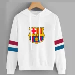 buso saco blanco de club de futbol barcelona