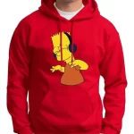 buso saco rojo de los simpson bart