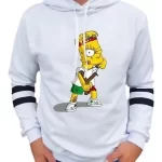 buso saco blanco de los simpson bart pandillero