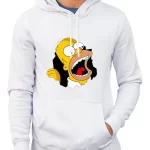 buso saco blanco de los simpson homero mordiendo