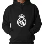 buso saco negro de club de futbol real madrid