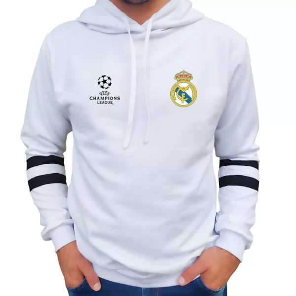 buso saco blanco de club de futbol real madrid