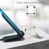 Cargador inalambrico soporte stand carga rapida de celular