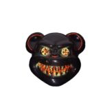 Mascara oso luz led neon halloween disfraz