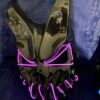 Máscara oso luz led neon halloween disfraz