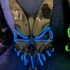 Máscara oso luz led neon halloween disfraz