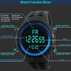Reloj deportivo de moda para hombre cronografo digital multifuncion con alarma resistente al agua