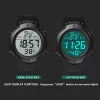 Reloj electronico unisex con retroiluminacion hombres