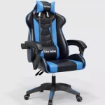 silla gamer reclinable azul