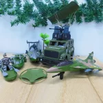 Set Militar Vehículos X6 Accesorios Juguete Niños