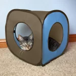 Casa cubo desplegable para gato juguete