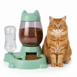 Comedero y Bebedero Dosificador Doble Uso para Perros y Gatos