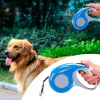 Correa retráctil 5m para mascotas resistente 14kg azul