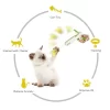Juguete interactivo para gatos con pluma bola gato cana caza 1