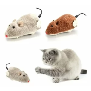 Ratón de cuerda juguete para gatos