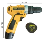 Taladro inalámbrico 18V con percutor tipo Dewalt 1