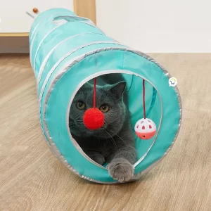 Túnel para gato 116cm juego plegable