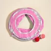 Túnel para gato 116cm juego plegable rosa 1