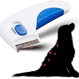 Cepillo quita pulgas eléctrico para mascotas 1
