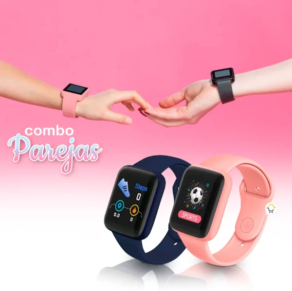 Combo de 2 reloj inteligente Smartwatch Y68