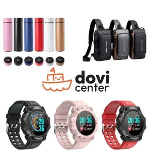 Combo Reloj Y68 + Canguro Antirrobo + Termo Digital