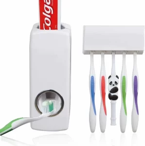 Dispensador de Crema con Porta Cepillos