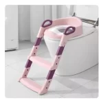 Escalera baño entrenamiento inodoro para niños rosado