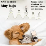 Kit maquina peluquería profesional inalámbrica para mascotas 2