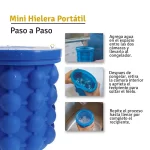 Mini hielera nevera portable ahorra espacio instrucciones