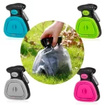 Recolector de excremento mascota dispensador plegable colores