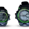 Reloj para parejas deportivo 2X1 estuche lovers collection verde 2