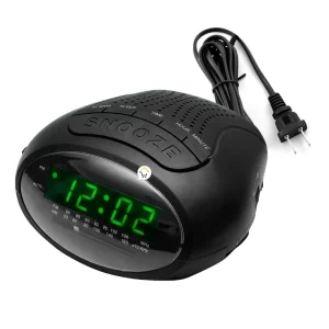 Reloj radio digital despertador de mesa