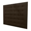 cabecero entero para cama squares color café