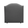 cabecero entero para cama stoper curvo color gris