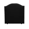 cabecero entero para cama stoper curvo color negro
