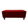 pie de cama con baúl classic color rojo