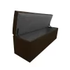 pie de cama con baúl nova color café