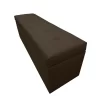 pie de cama con baúl nova color café