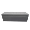 pie de cama con baúl nova color gris