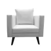 silla poltrona scandi color blanco