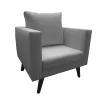 silla poltrona scandi color gris