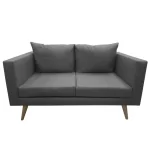 sofa de 2 asientos escandi color gris