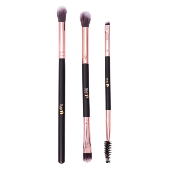 Kit de 3 brochas para ojos