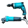 Combo taladro percutor de 1-2 y pulidora de 4.1-2 tipo Makita para trabajo medio 4