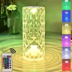 Lampara Led de Cristal con control