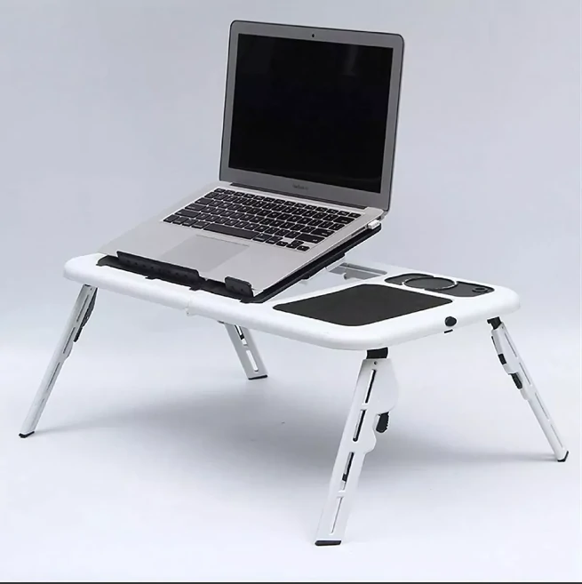 Mesa plegable portátil ajustable Bandeja de TV inteligente para computadora  portátil, soporte para computadora portátil, soporte para computadora