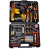 Taladro inalámbrico 24V + 46 accesorios tipo Dewalt 3