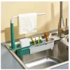 Soporte lavaplatos canasta escurridora para esponja y jabón
