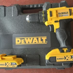 Taladro inalámbrico 24 voltios percutor para trabajo pesado de 3/8 tipo DeWalt