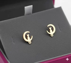 Aretes-Gato-en-Luna